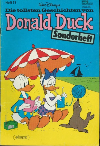 Die tollsten Geschichten von Donald Duck Sonderheft 71 (Z1-2), Ehapa