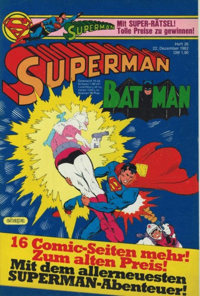 Superman 1982/ 26 (Z1), Ehapa
