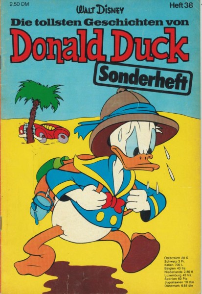 Die tollsten Geschichten von Donald Duck Sonderheft 38 (Z1-), Ehapa