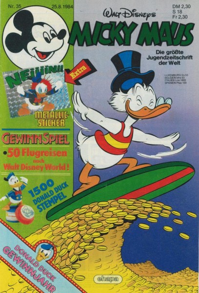 Micky Maus 1984/ 35 (Z0-1/1), Ehapa