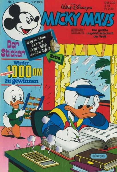 Micky Maus 1985/ 7 (Z1), Ehapa