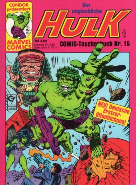 Der unglaubliche Hulk Taschenbuch 15 (Z1), Condor