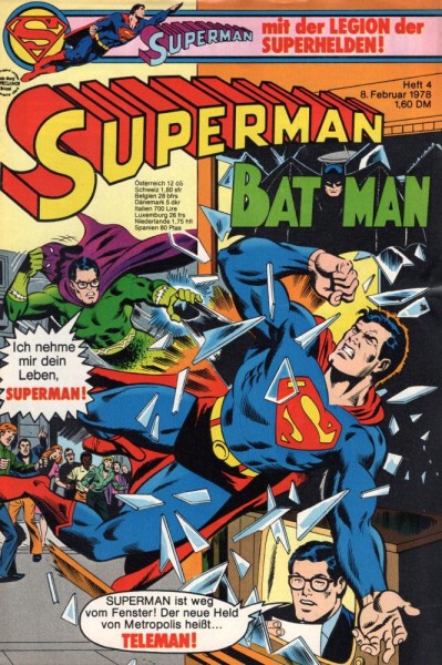 Superman 1978/ 4 (Z1), Ehapa