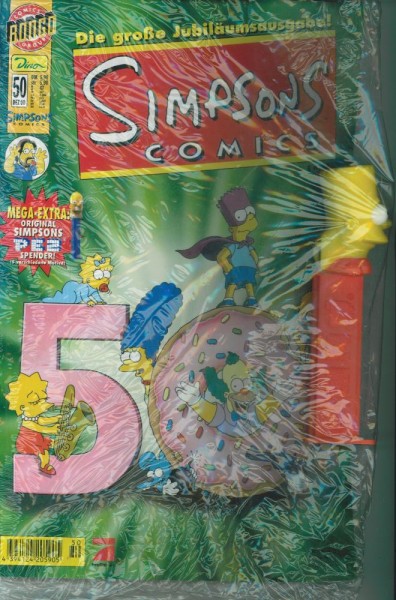 Simpsons Comics 50 (Z0-1, OVP), Panini