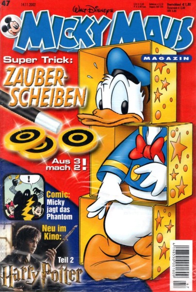 Micky Maus 2002/ 47 (Z1), Ehapa