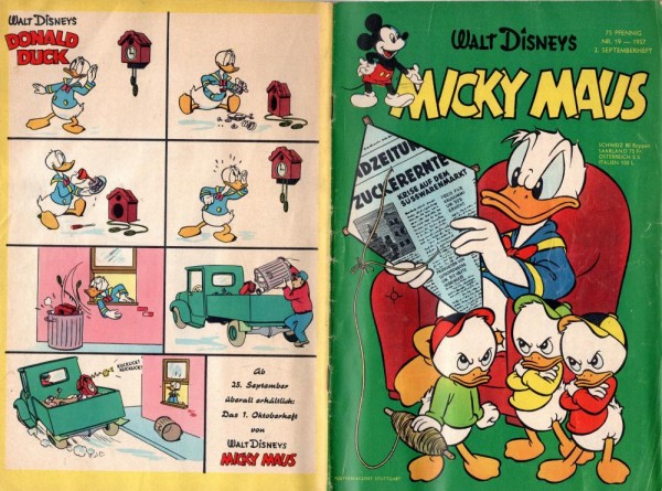 Micky Maus 1957/ 19 (Z1-2/2), Ehapa