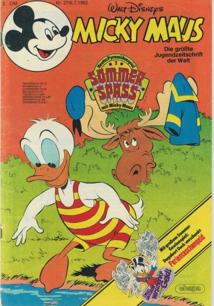 Micky Maus 1982/ 27 (Z1-2/2), Ehapa