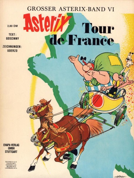 Asterix 6 (Z1, 1. Aufl.), Ehapa